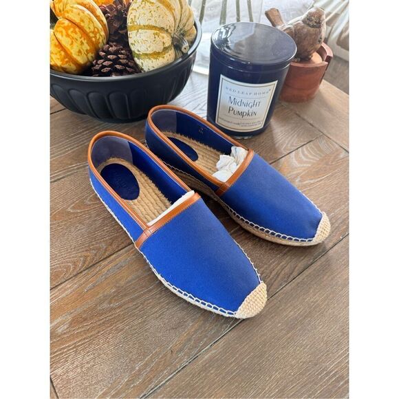 NEW Lafayette 148 New York Espadrilles in Blue Size 39.5 - Picture 1 of 9